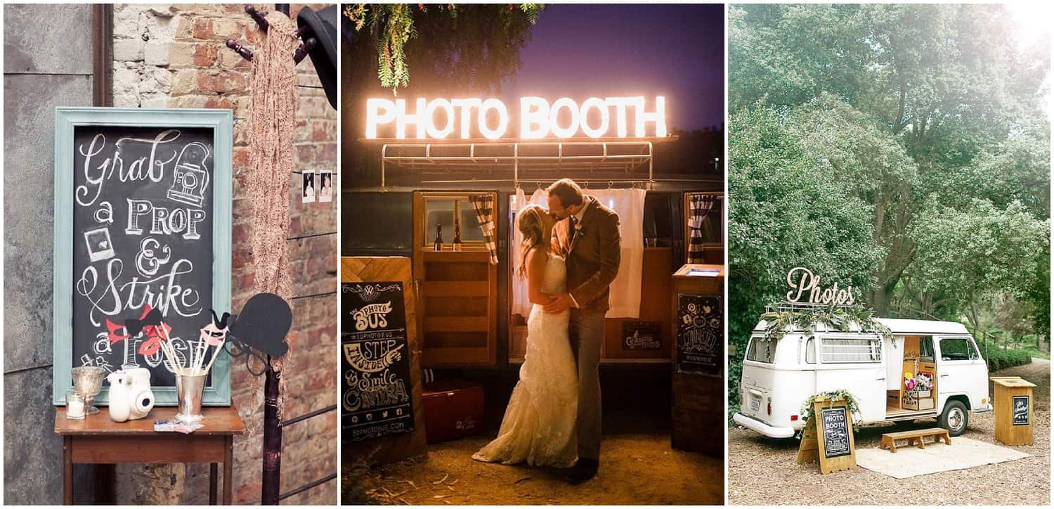 Wedding Photobooths and Backdrops