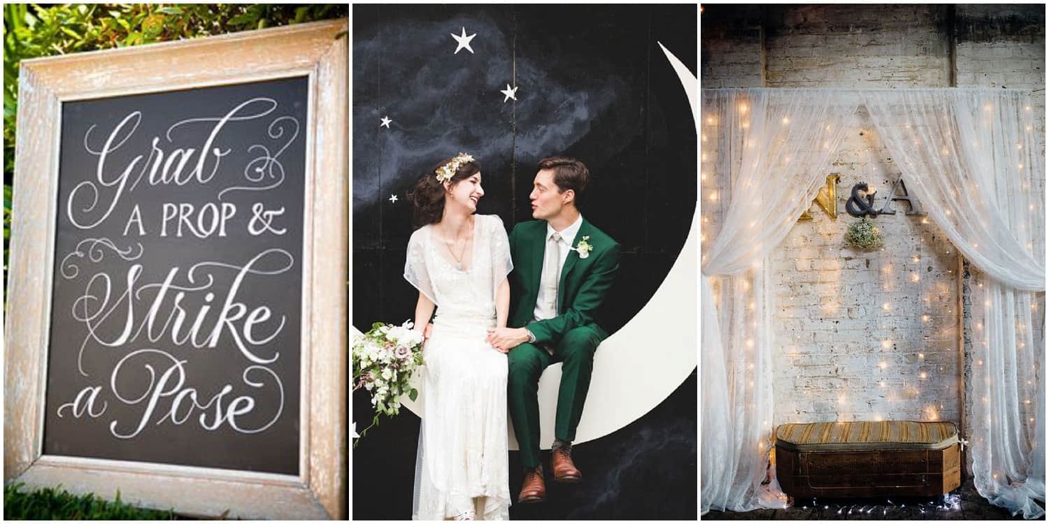 Wedding Photobooths and Backdrops
