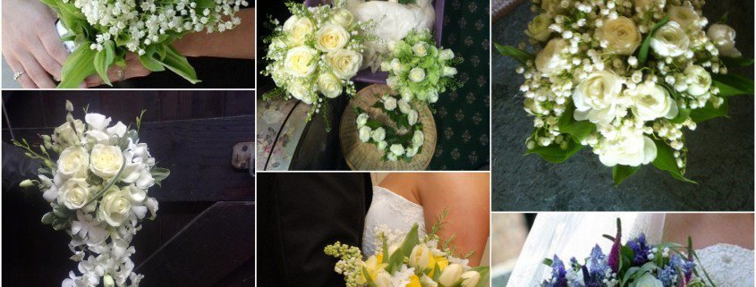 Wedding bouquets with seasonal flowers, by Sarah Pepper