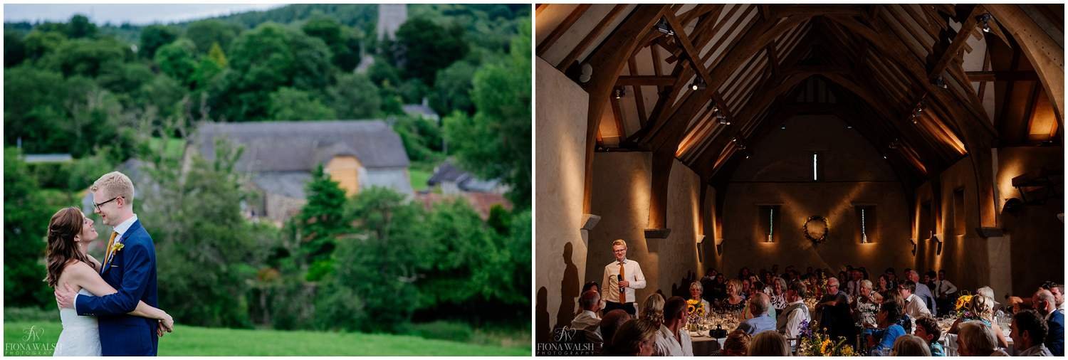 The wedding of Sarah and David at The Great Barn Devon, photography by Fiona Walsh