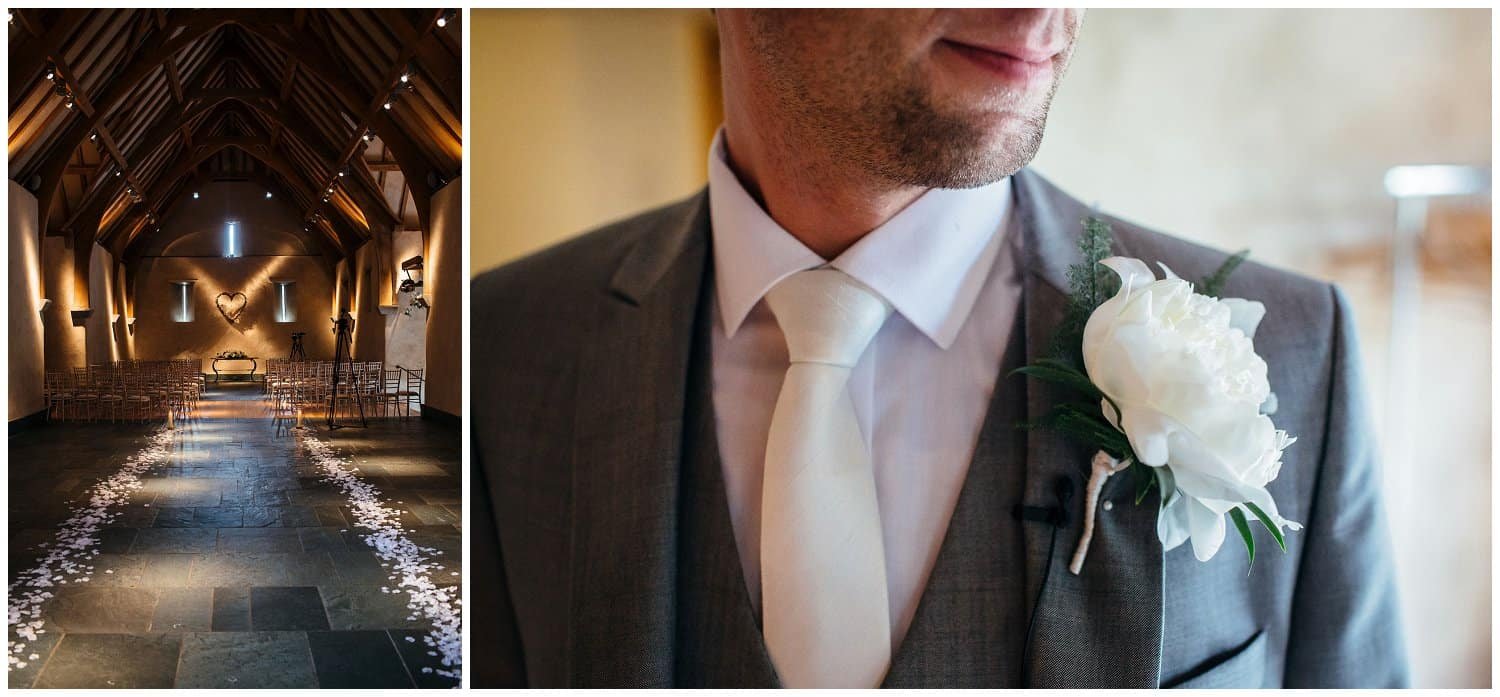 The wedding of Natalie & Dan. Civil ceremony. Barn wedding. The Great Barn Devon. Images by Freckle Photography