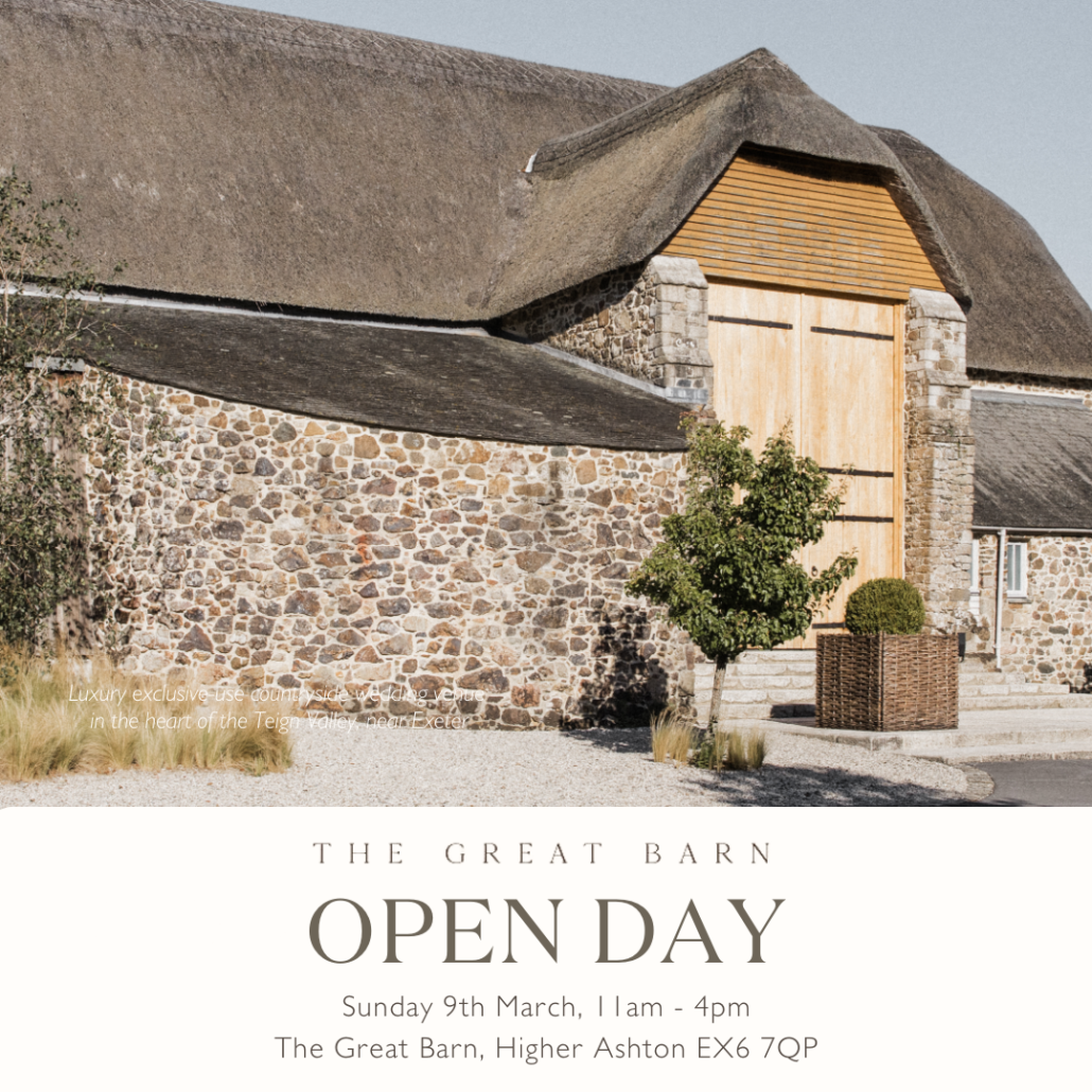 The Great Barn Devon Wedding Venue Open Day | Wedding Fair Devon | Venue Open Day Devon |